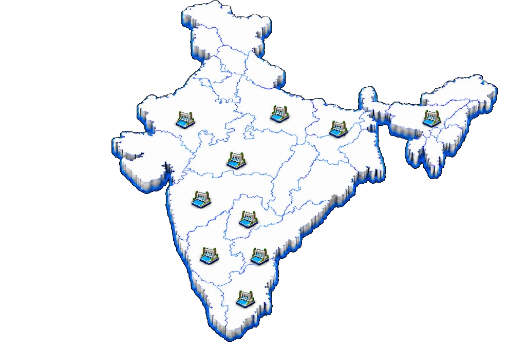 Map of India marking Greenko's pumped-storage sites